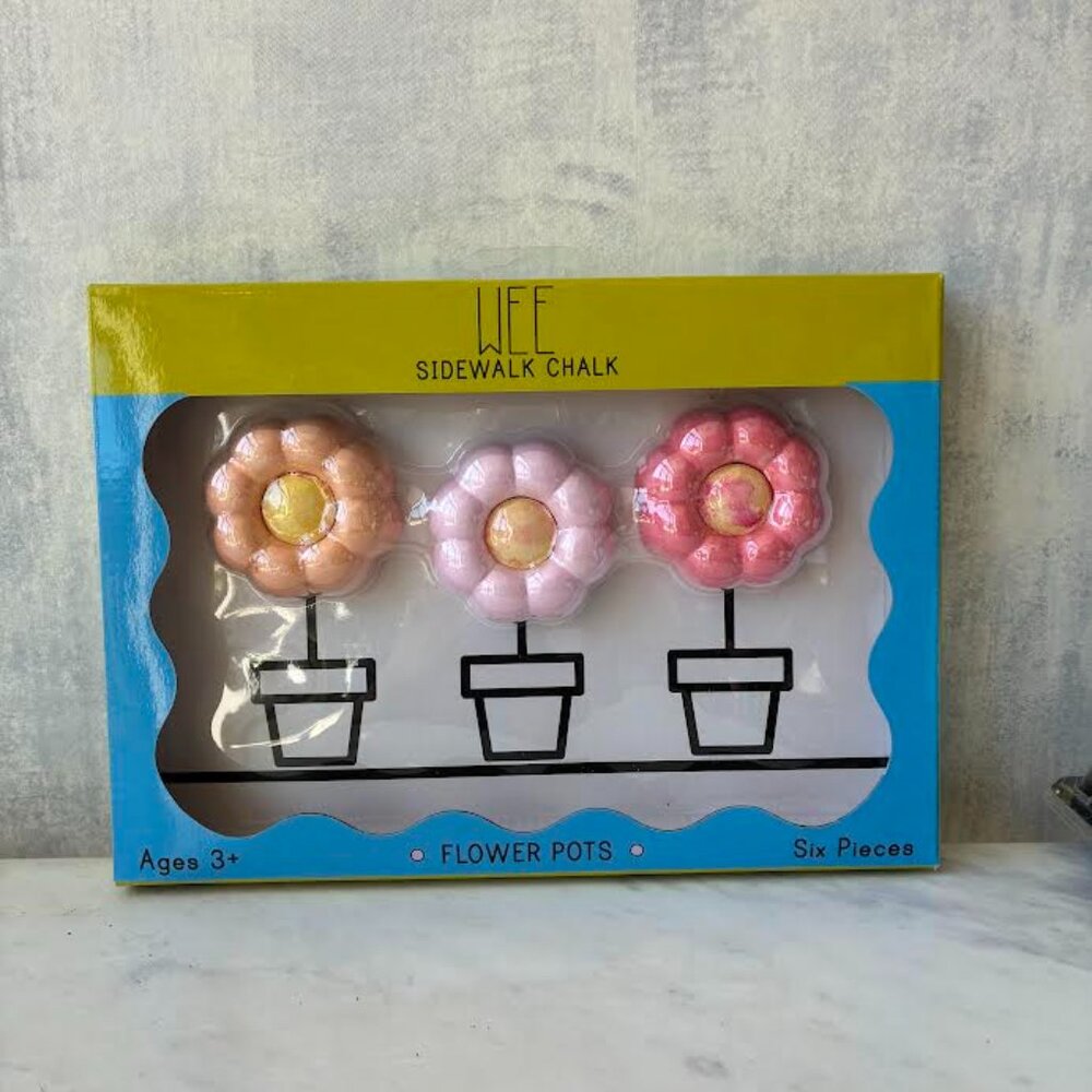 Twee- Flower Pots | Wee By Twee | Sidewalk Chalk- NWT